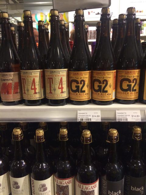 Transmitter Brewing beer bottles